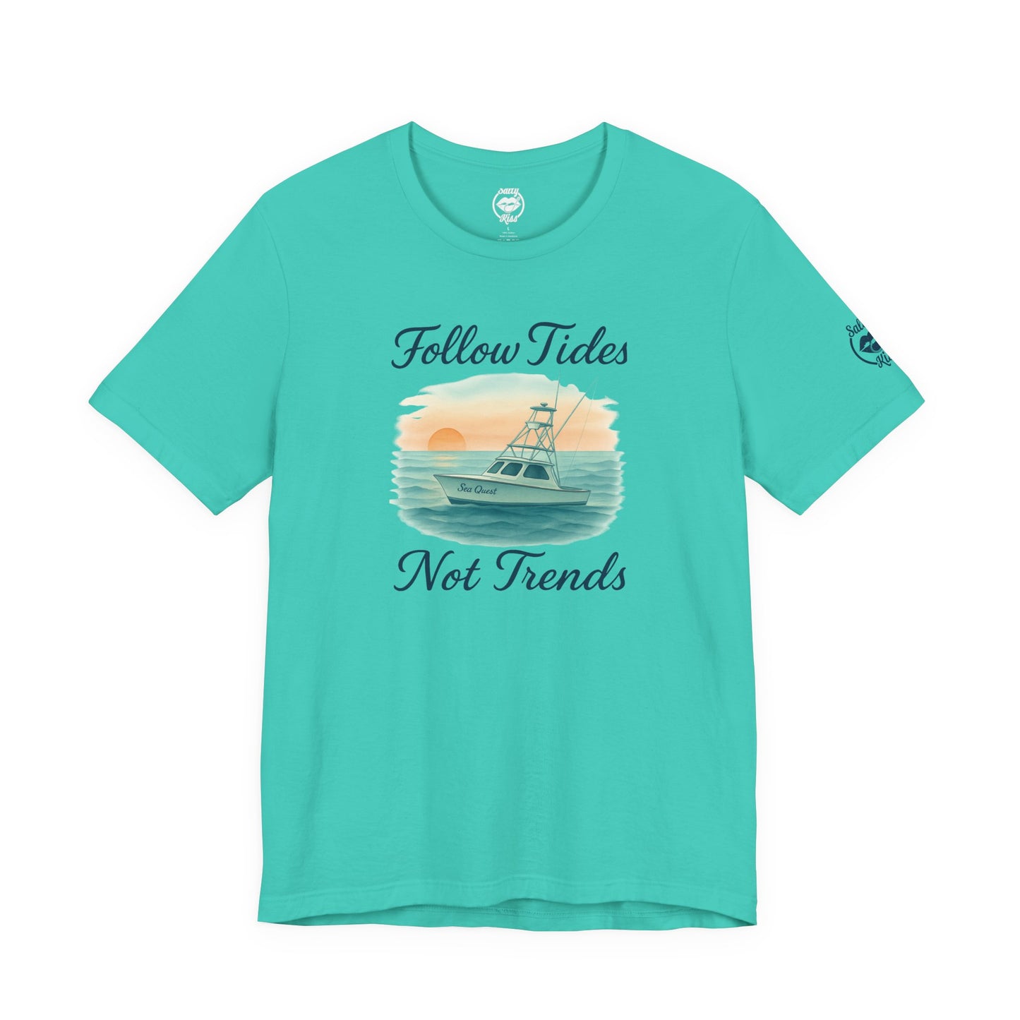 "Follow Tides Not Trends" Tee