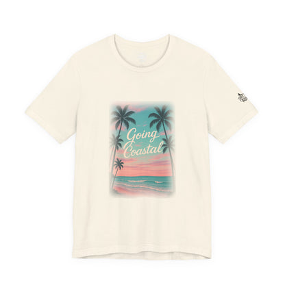 "Going Coastal Beach Scene" Tee Women