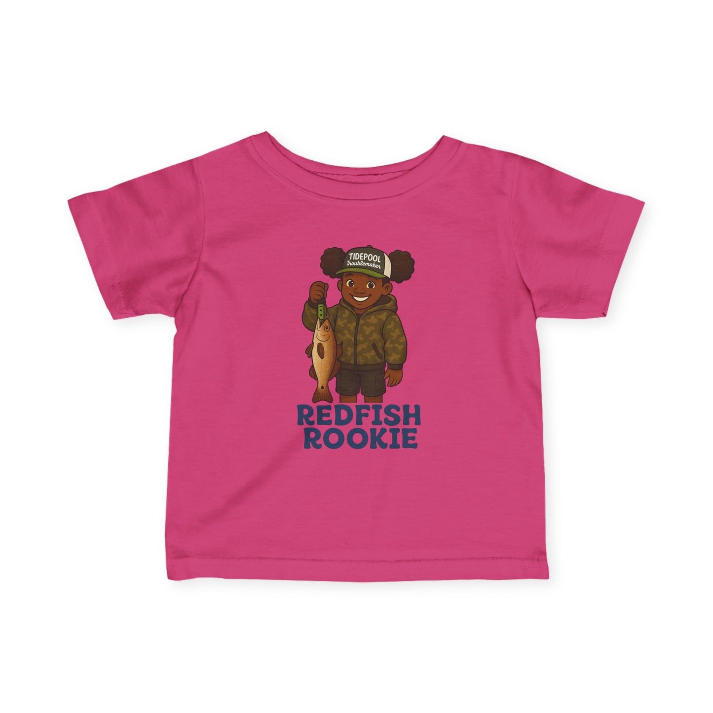 Infant Girls Fishing Tee - Redfish Rookie
