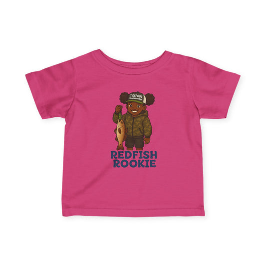 Infant Girls Fishing Tee - Redfish Rookie