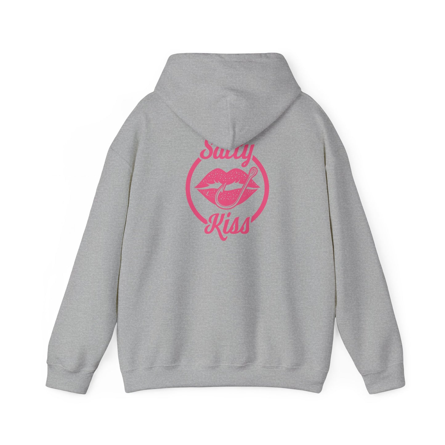 "Salty Kiss" Heavy Blend™ Hoodie - pink logo