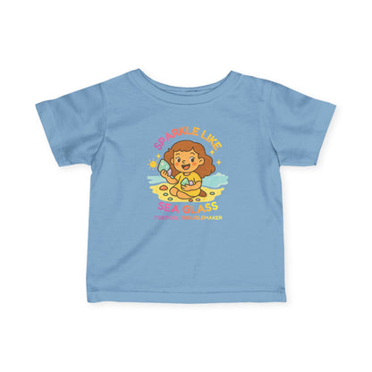"Sparkle Like Sea Glass" Infant Tee