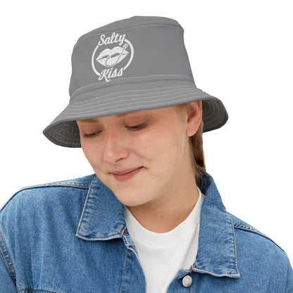 "Salty Kiss" Bucket Hat - white logo