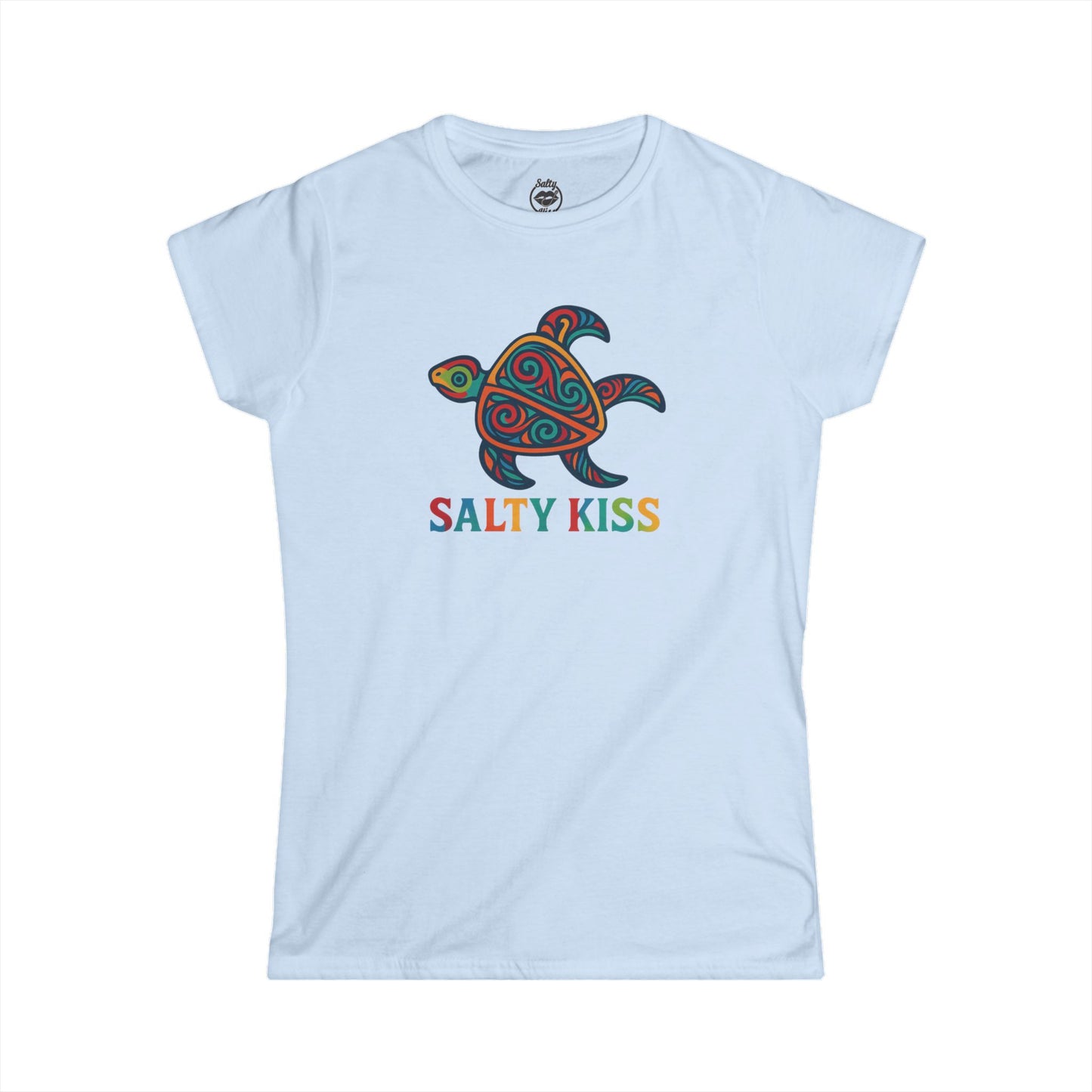 "Psychedelic Turtle" Fitted Tee