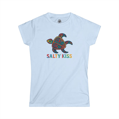 "Psychedelic Turtle" Fitted Tee