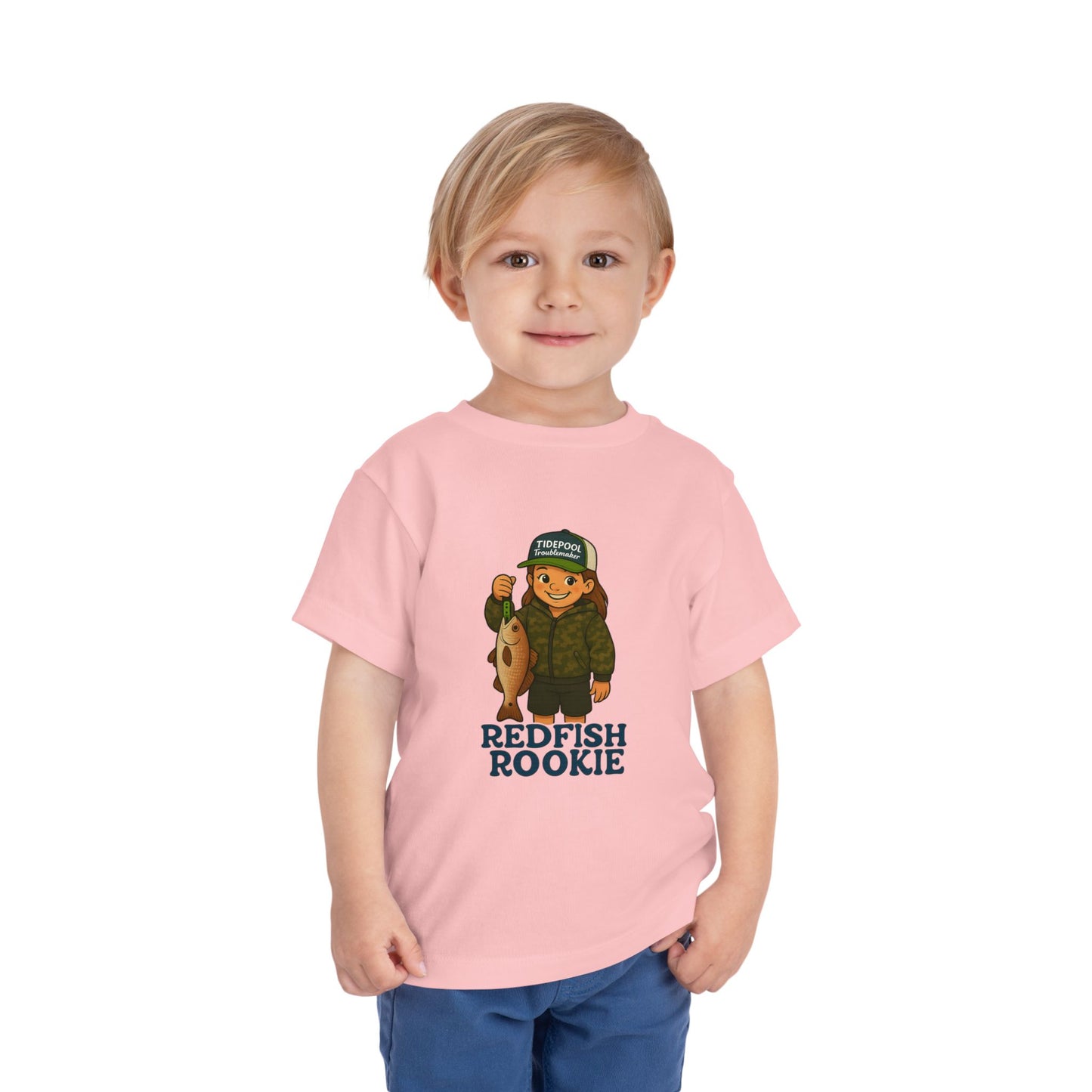 Toddler Girls Fishing Tee – Redfish Rookie