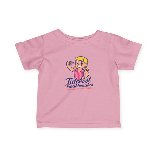 Infant Girls Shrimp Tee - Shrimply Irresistible