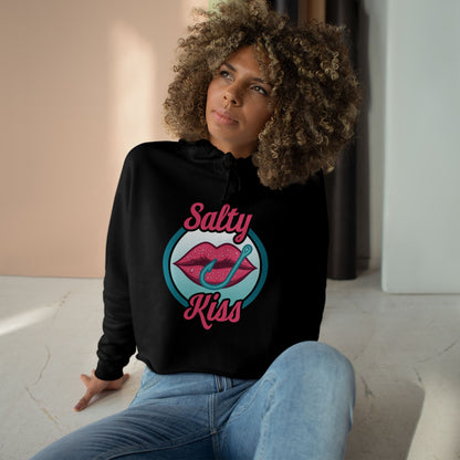 Chic "Salty Kiss" Crop Hoodie