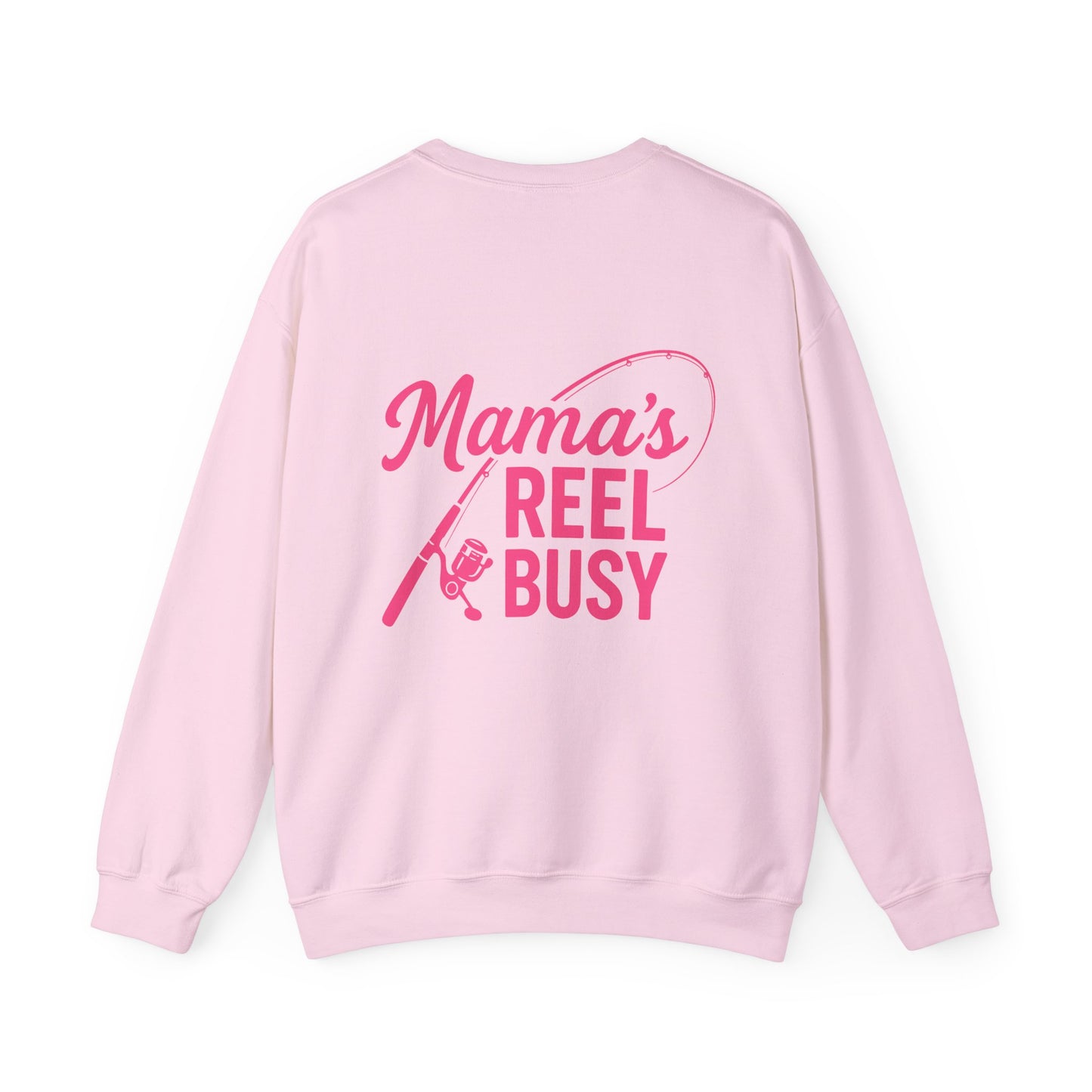"Mama's Reel Busy" Crewneck Sweatshirt - Women