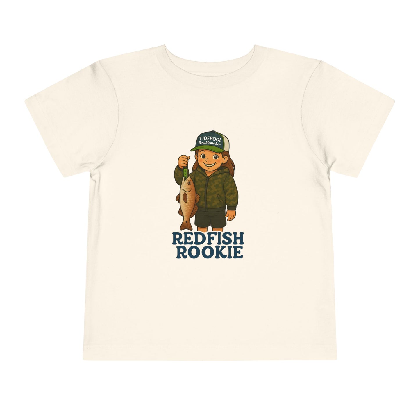 Toddler Girls Fishing Tee – Redfish Rookie