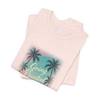 "Going Coastal Beach Scene" Tee Women