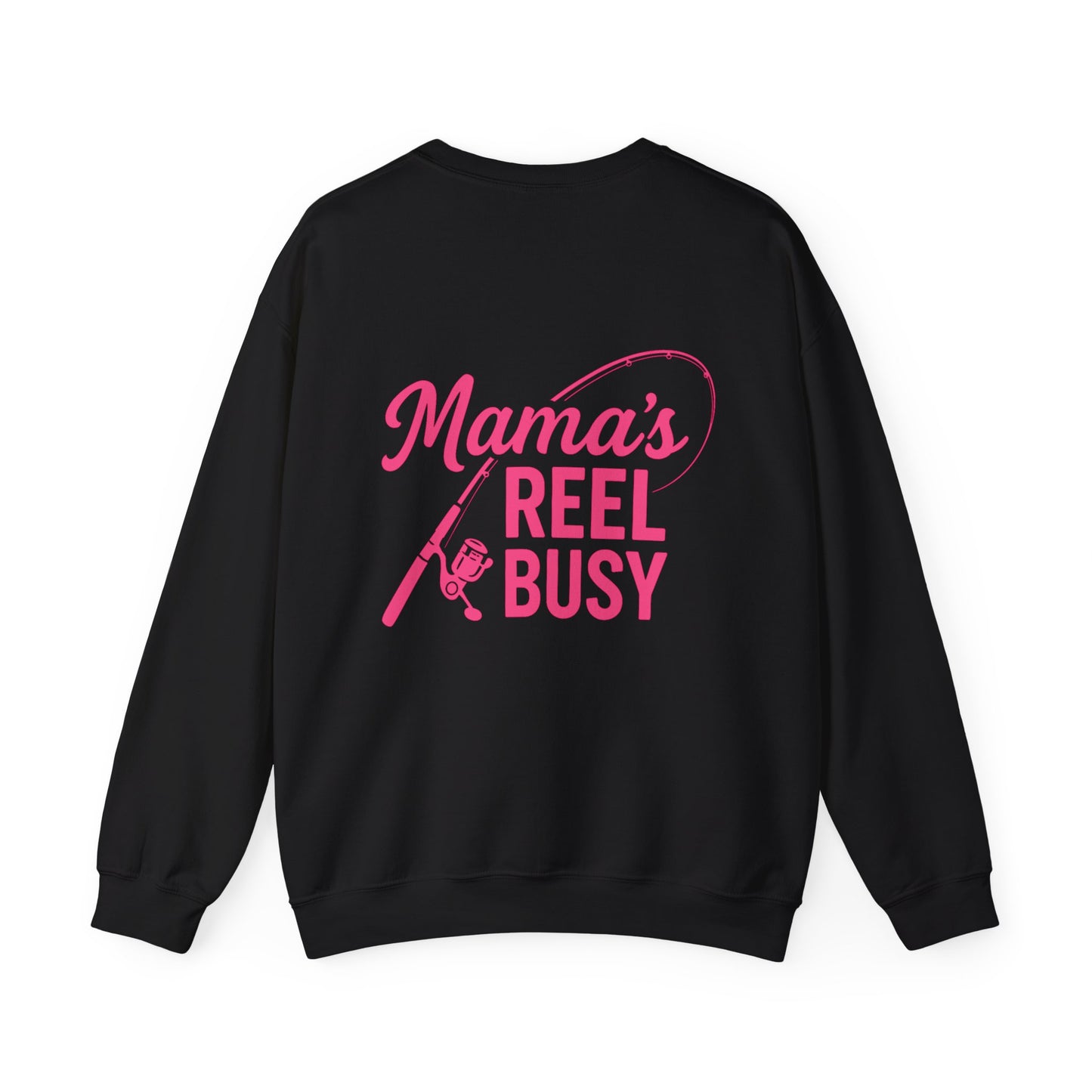 "Mama's Reel Busy" Crewneck Sweatshirt - Women