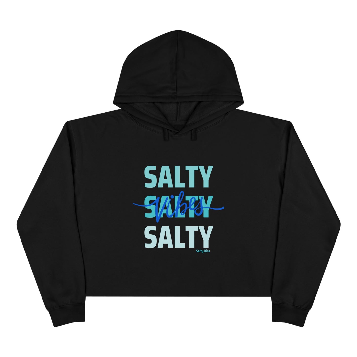 "Salty Vibes" Crop Hoodie