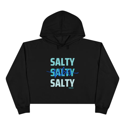 Women's Crop Hoodie - Salty Vibes