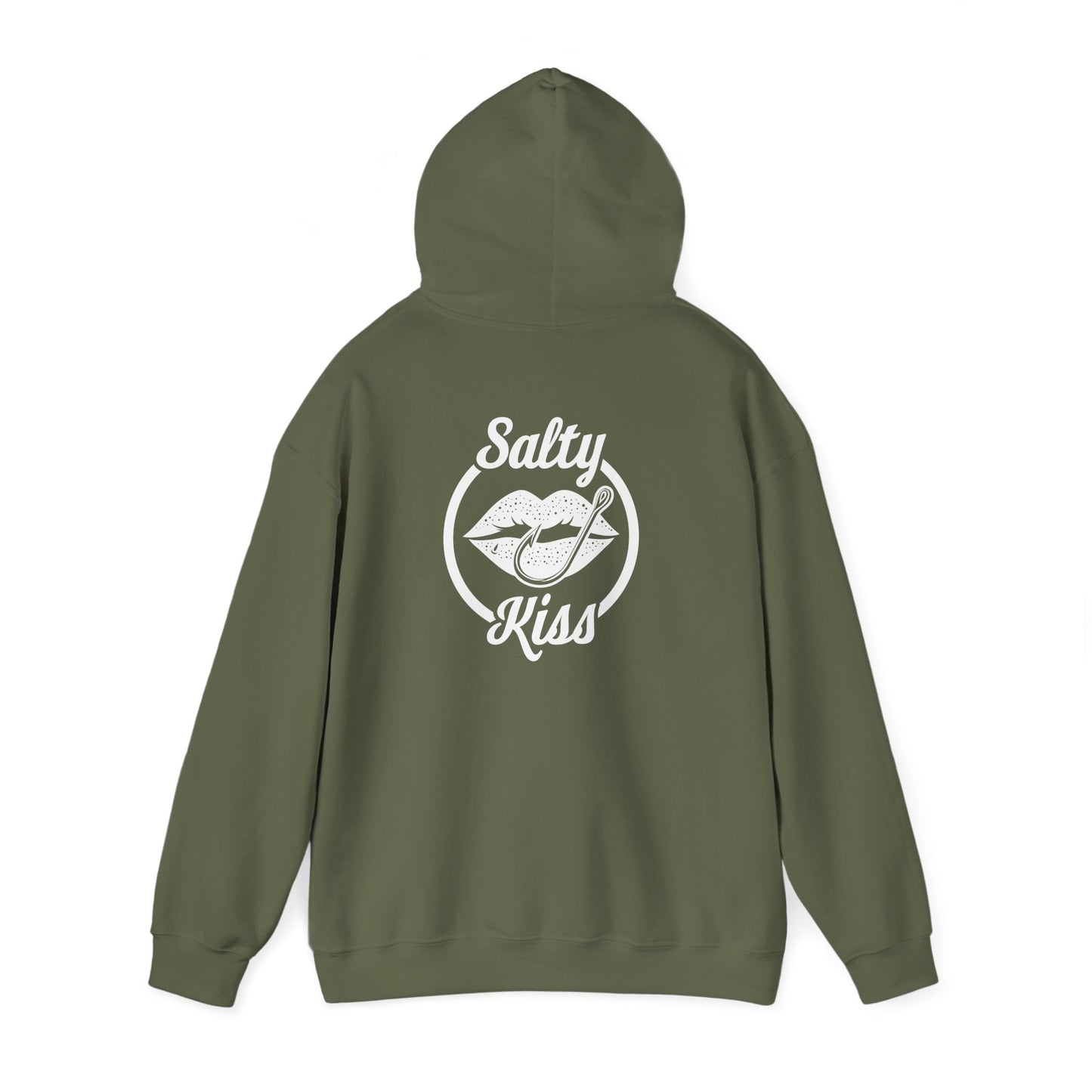 "Salty Kiss" Heavy Blend™ Hoodie - white logo