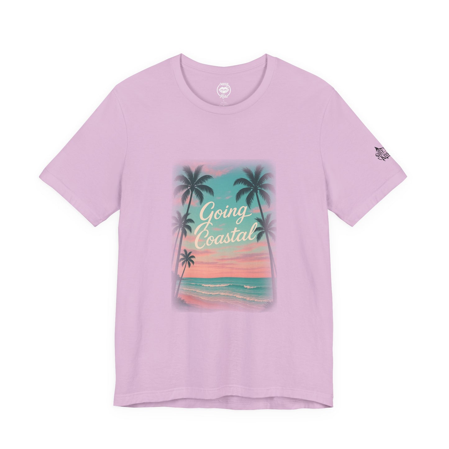 "Going Coastal Beach Scene" Tee Women
