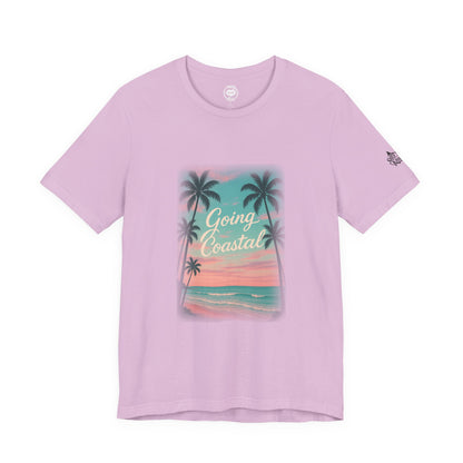 "Going Coastal Beach Scene" Tee Women
