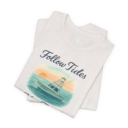 "Follow Tides Not Trends" Tee