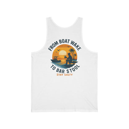 "From Boat Wake to Bar Stool" Tank Top