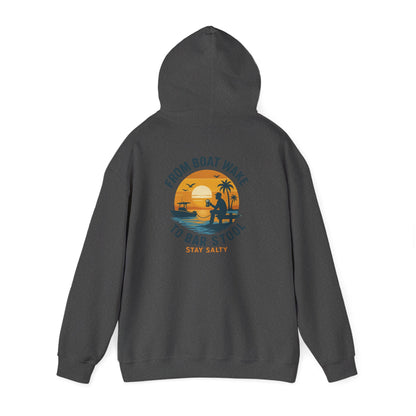 "From Boat Wake to Bar Stool" Hoodie