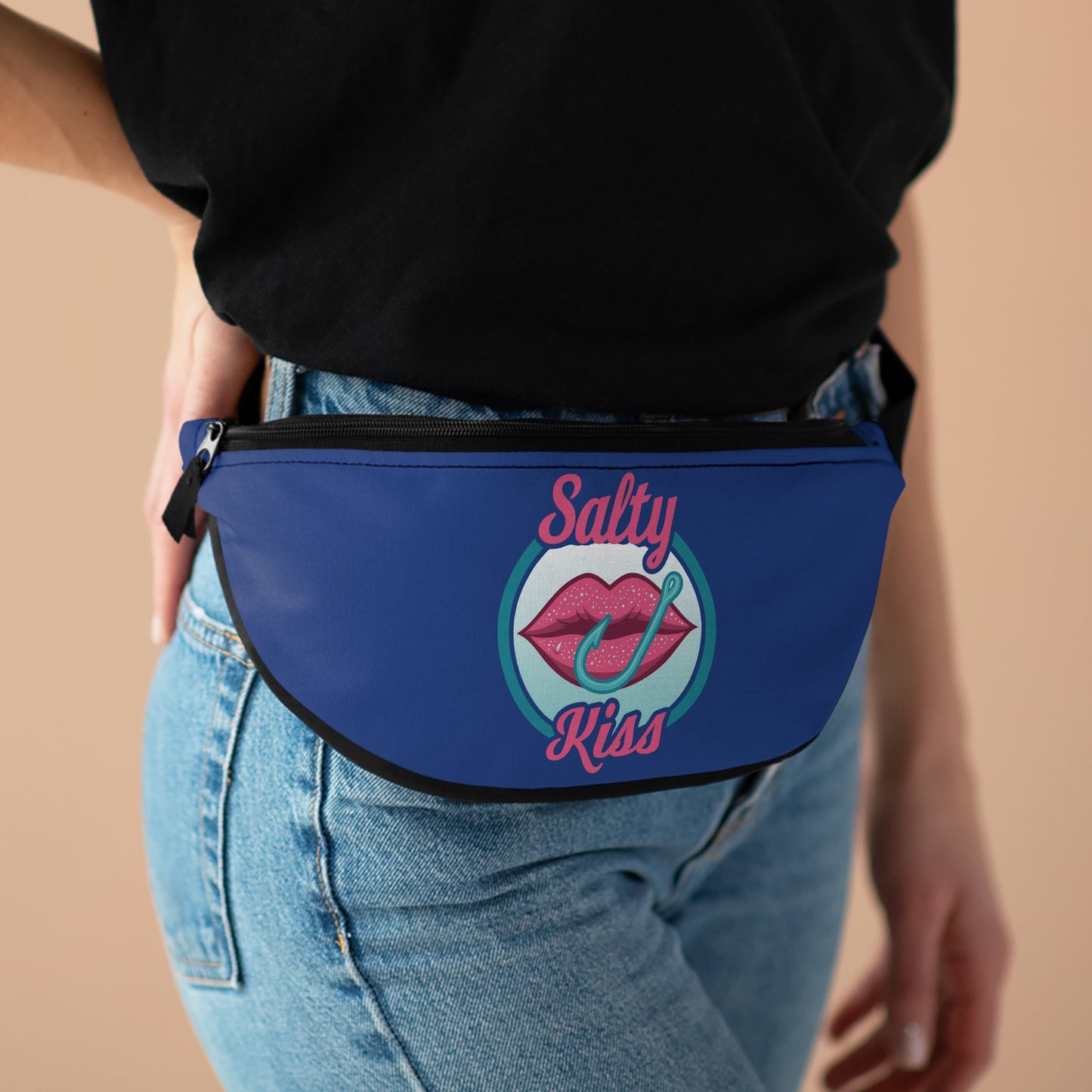 "Salty Kiss" Fanny Pack, Trendy Travel Bag, Summer Accessory