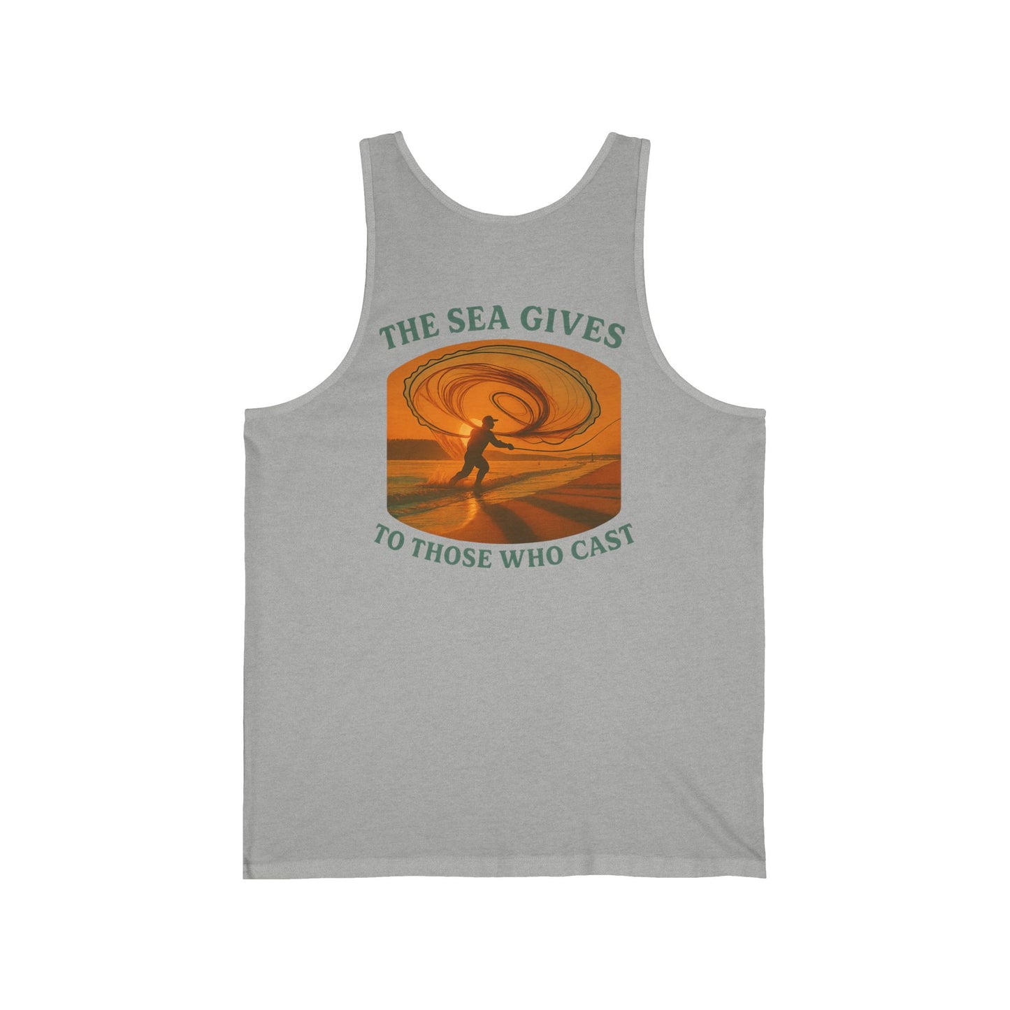 "The Sea Gives to Those Who Cast" Tank Top