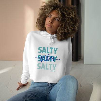 "Salty Vibes" Crop Hoodie
