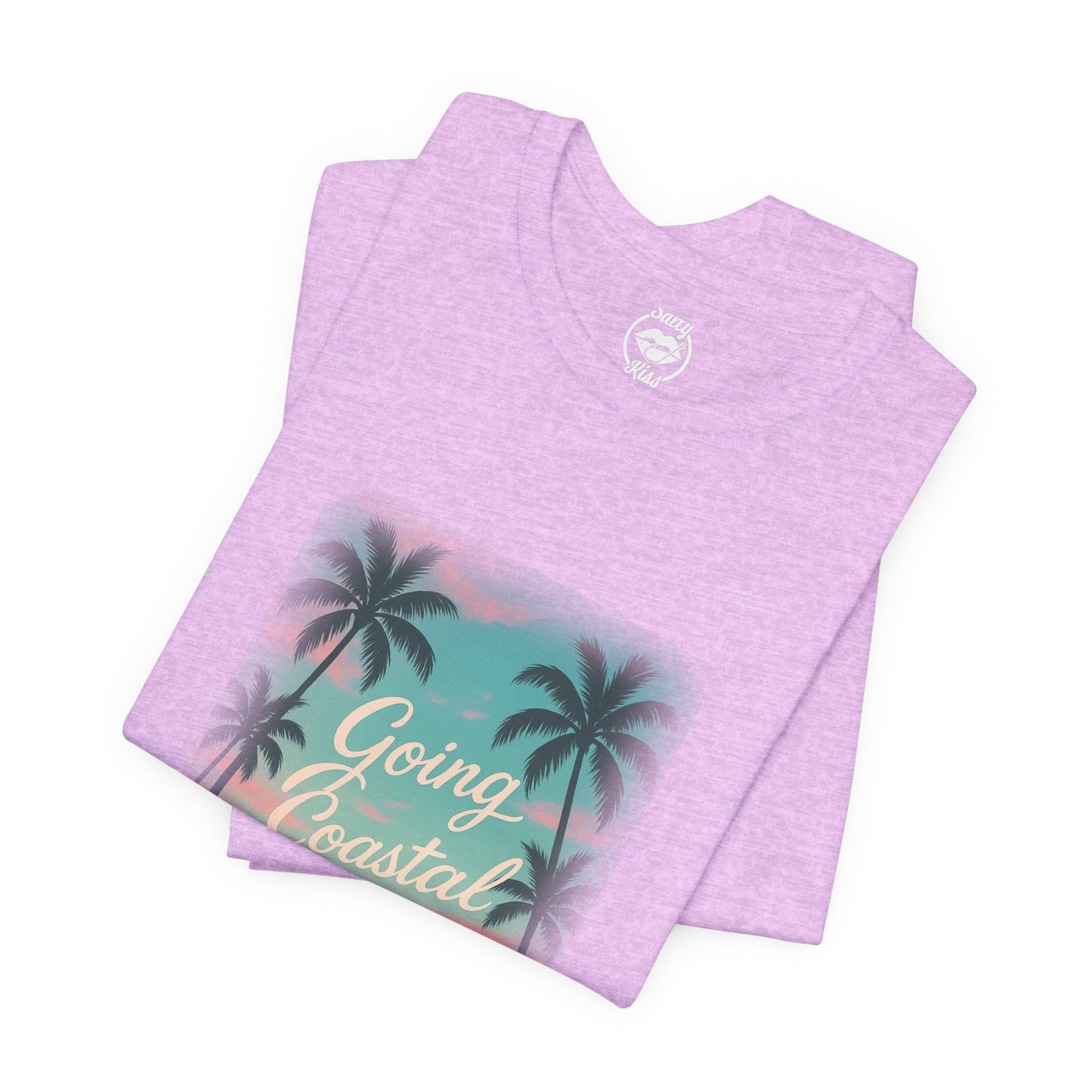 "Going Coastal Beach Scene" Tee Women