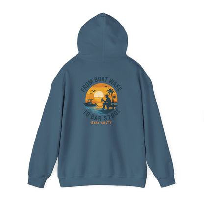 "From Boat Wake to Bar Stool" Hoodie