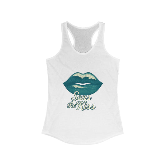 "Seas the Kiss" Racerback Tank