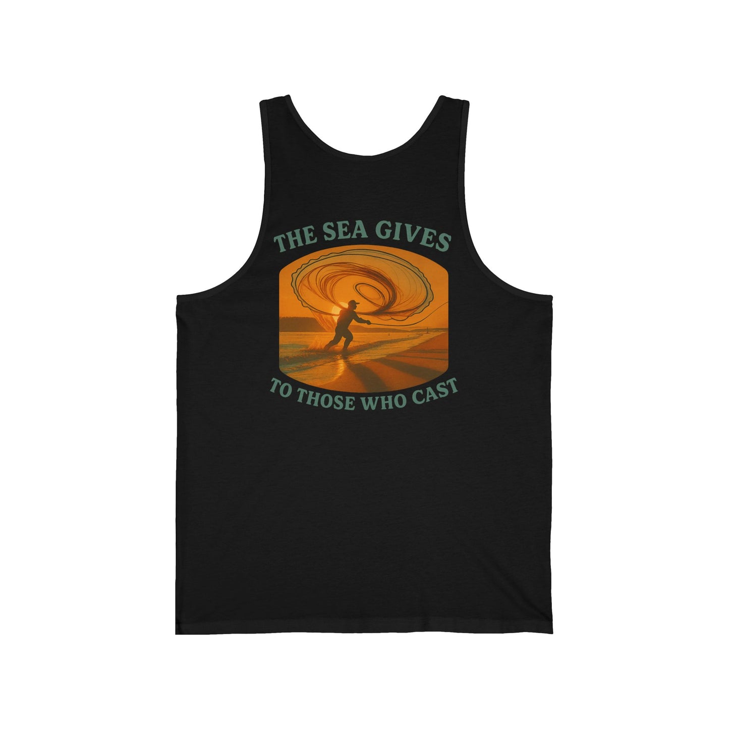 "The Sea Gives to Those Who Cast" Tank Top