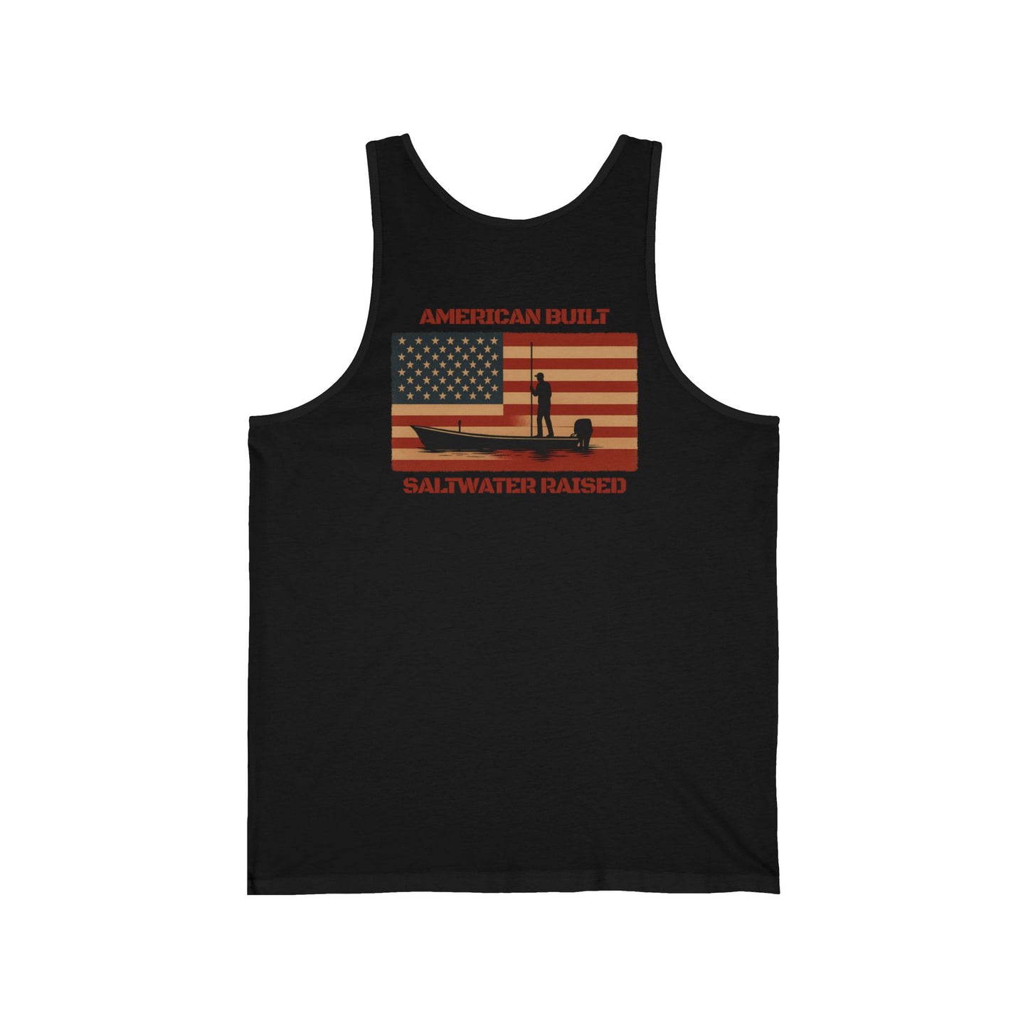 "American Built Saltwater Raised" Tank Top