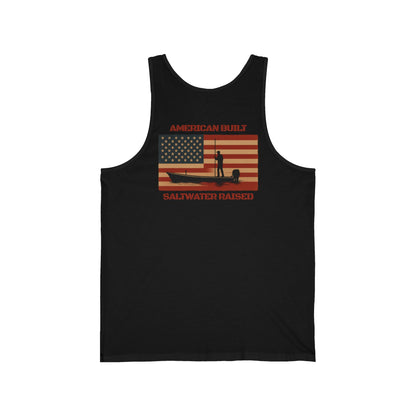 "American Built Saltwater Raised" Tank Top
