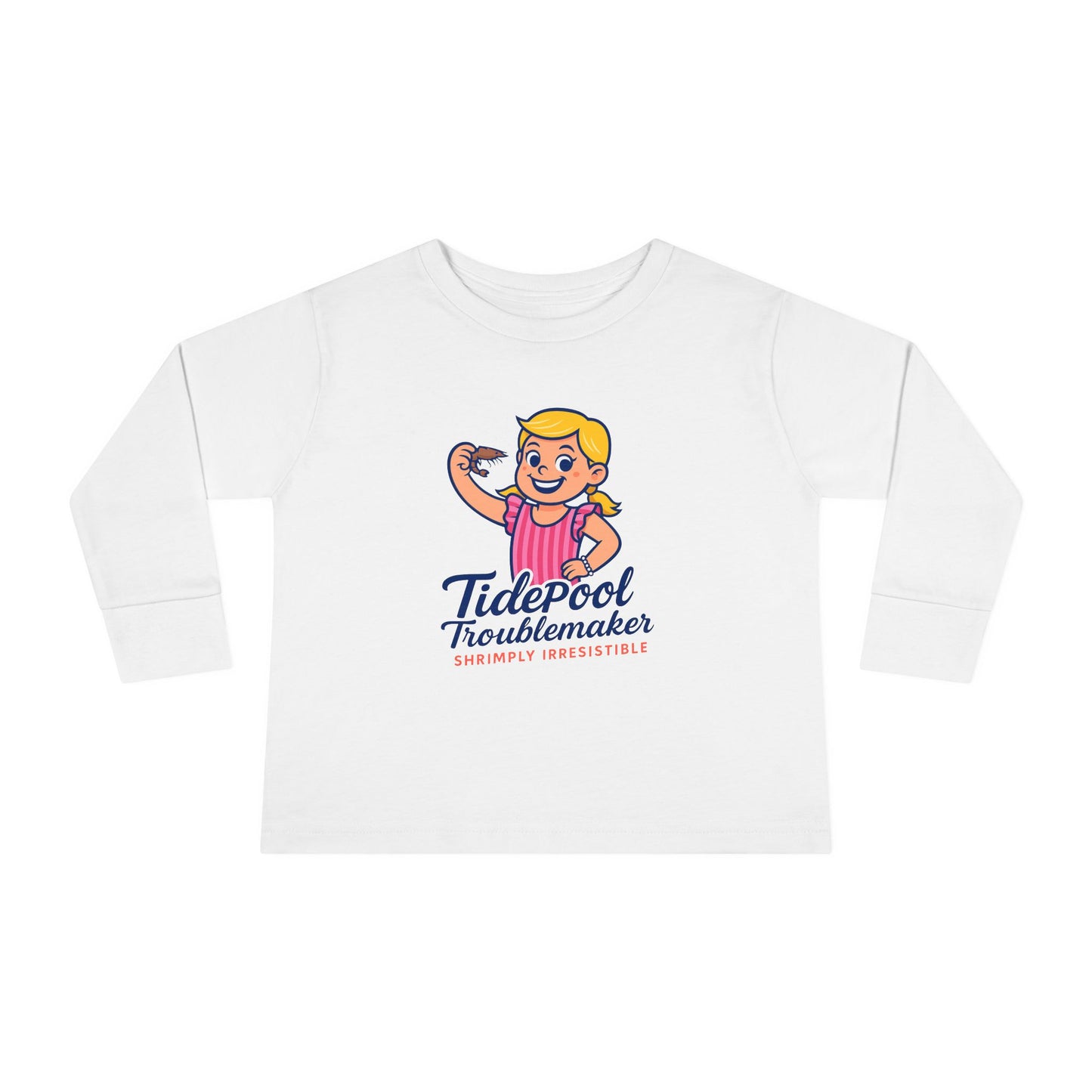 "Shrimply Irresistible" Toddler Long Sleeve