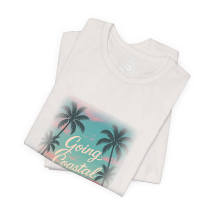 "Going Coastal Beach Scene" Tee Women