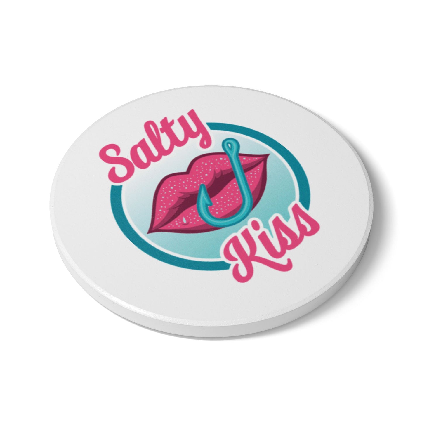 "Salty Kiss" Ceramic Coaster