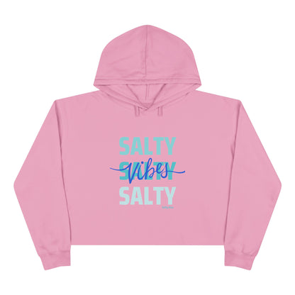 "Salty Vibes" Crop Hoodie