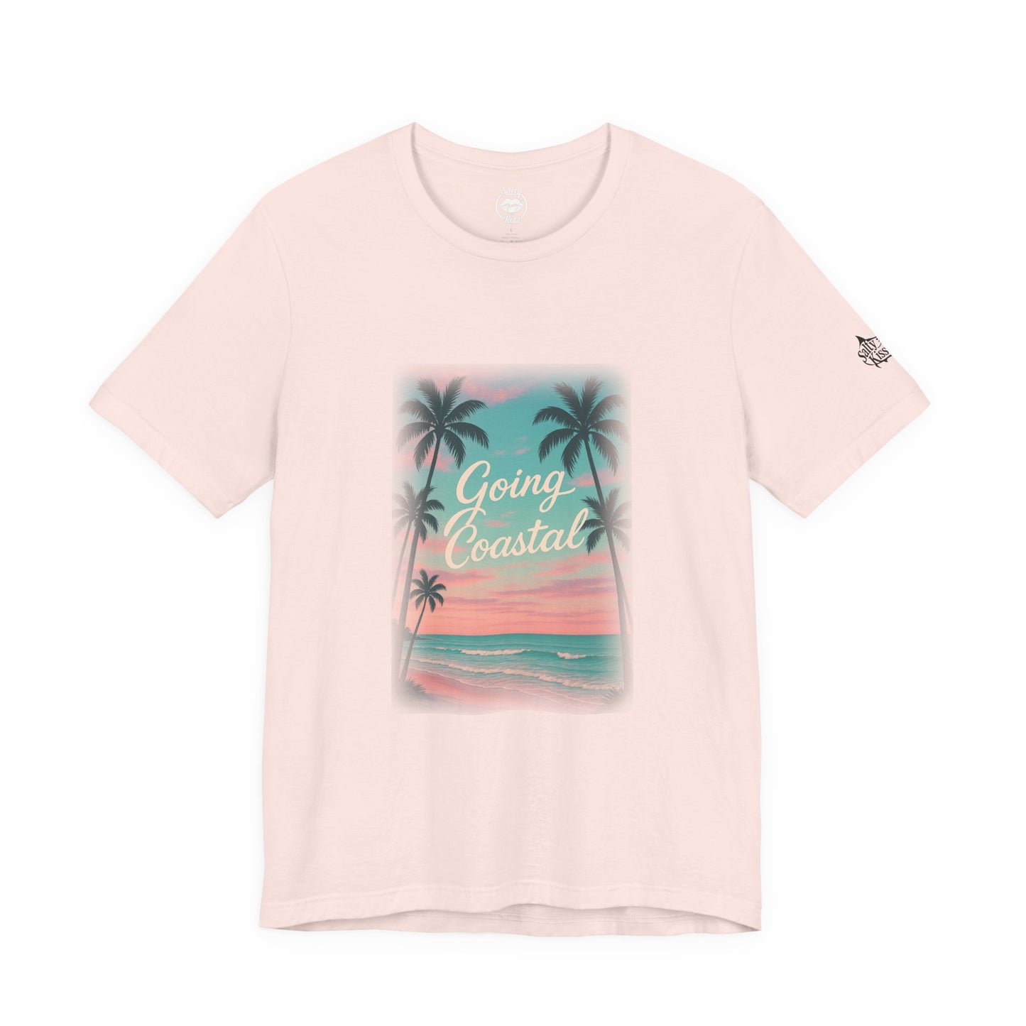 "Going Coastal Beach Scene" Tee Women