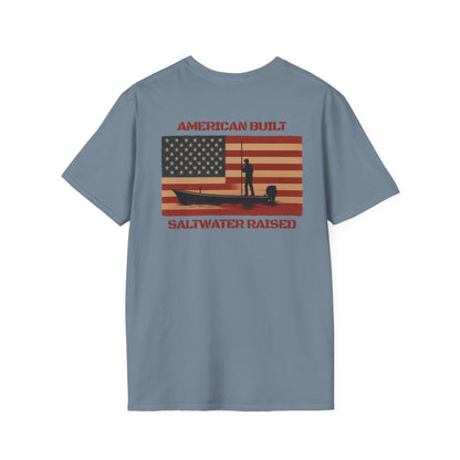 "American Built Saltwater Raised" Tee Men