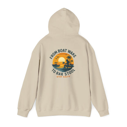 "From Boat Wake to Bar Stool" Hoodie