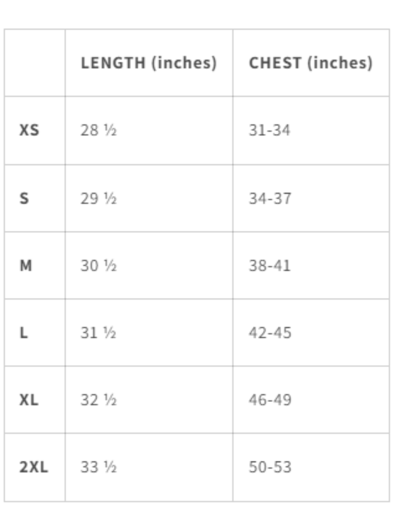 Men's Crab Hooded Long-Sleeve Shirt - Reel Men Get Crabby size chart