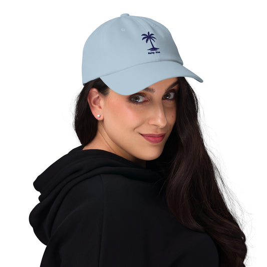Palm Tree Embroidered Coastal Hat by Salty Kiss coastal apparel