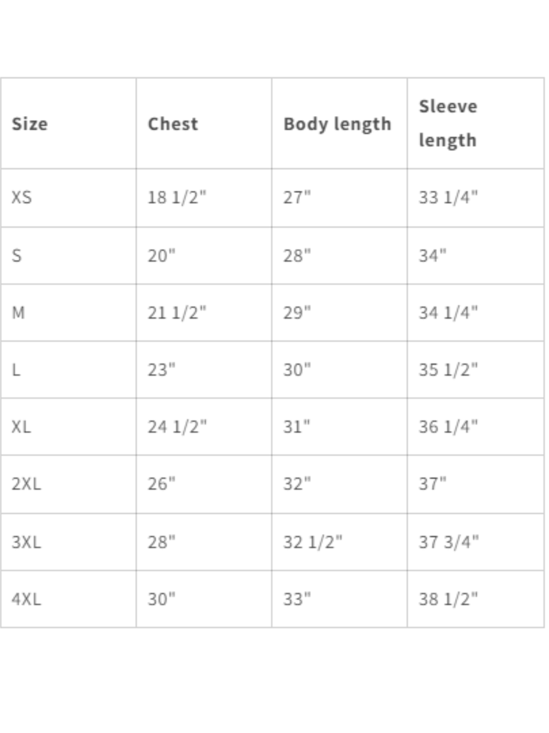 Men’s Performance Shirt – Not All Who Wander Need a Map size chart