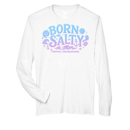 Youth Girls UV Performance Shirt - Born Salty by Salty Kiss coastal apparel