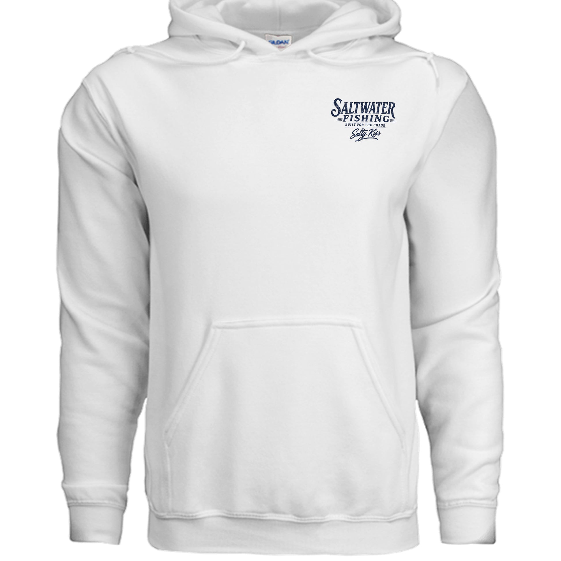 Men's Fishing Hoodie - Built for the Chase by Salty Kiss coastal apparel