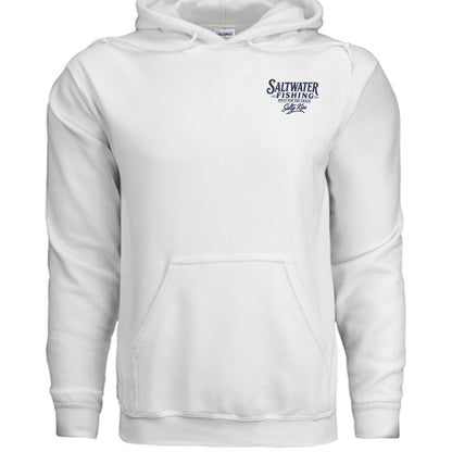 Men's Fishing Hoodie - Built for the Chase by Salty Kiss coastal apparel