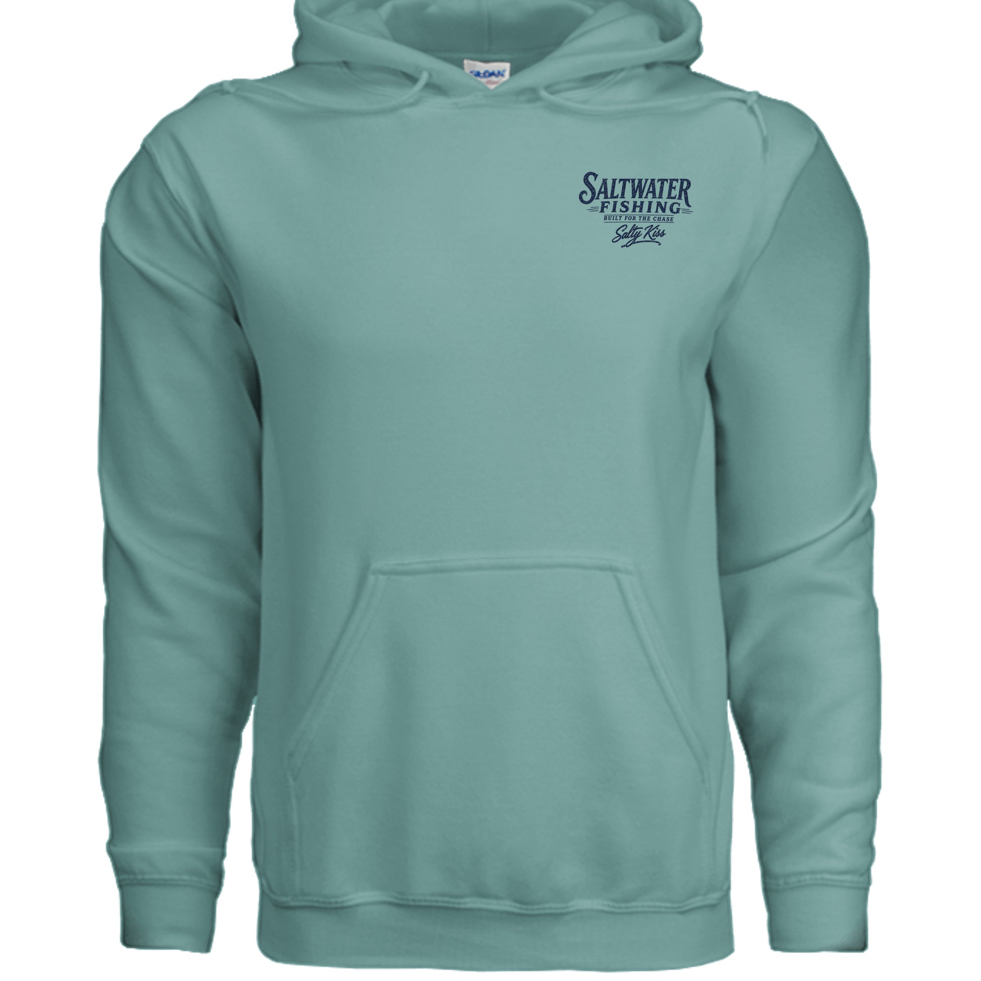 Men's Fishing Hoodie - Built for the Chase by Salty Kiss coastal apparel