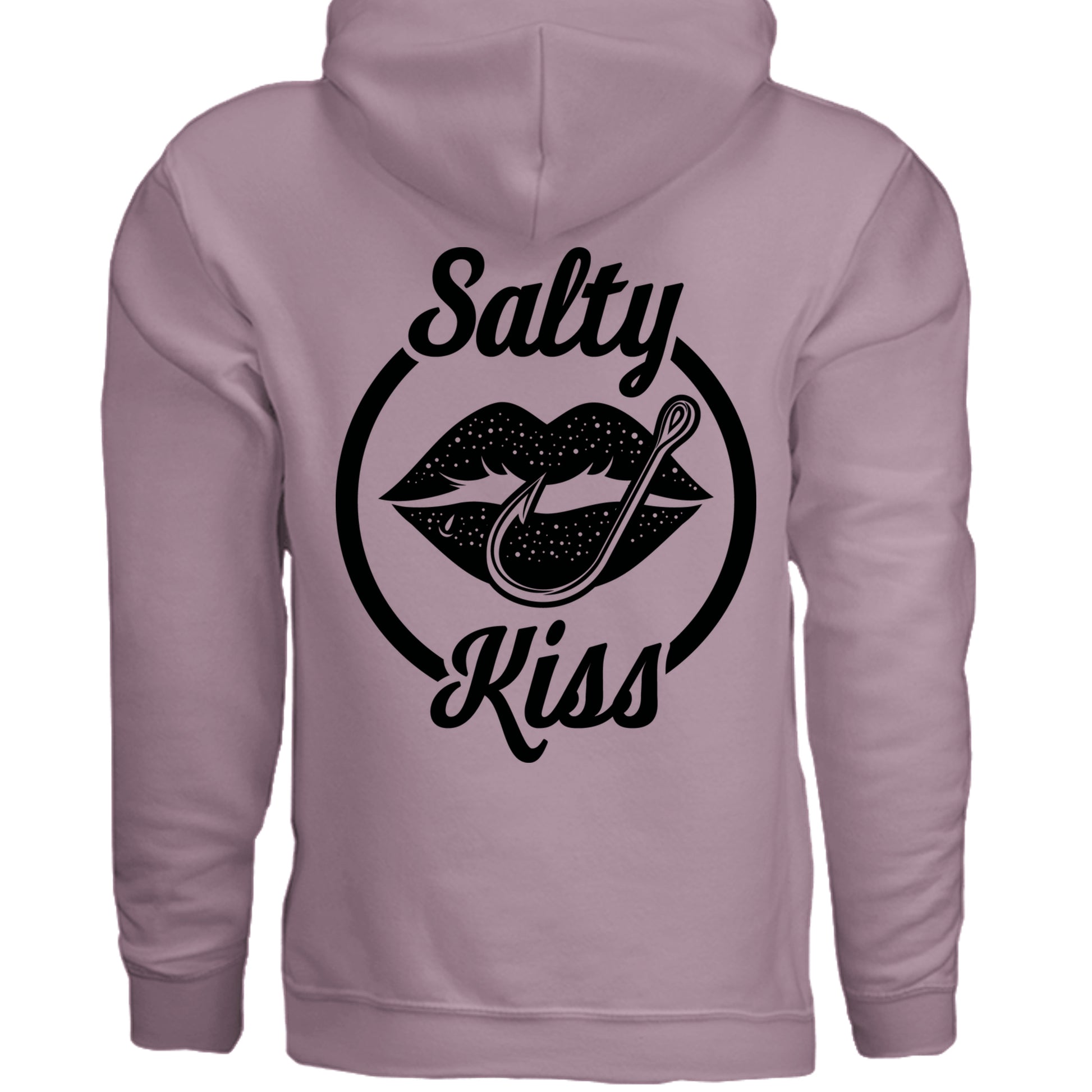 Unisex Hoodie - Salty Kiss Black Logo by Salty Kiss coastal apparel