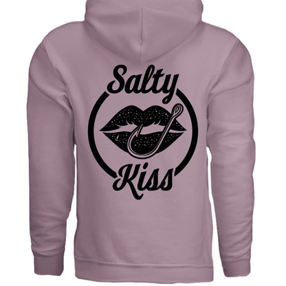 Unisex Hoodie - Salty Kiss Black Logo by Salty Kiss coastal apparel