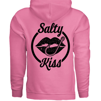 Unisex Hoodie - Salty Kiss Black Logo by Salty Kiss coastal apparel